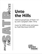 Unto the Hills SATB choral sheet music cover
